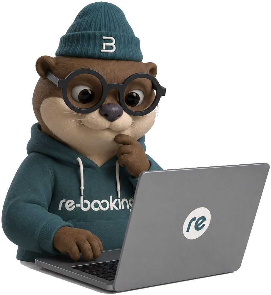 Oti trabajando en re-booking